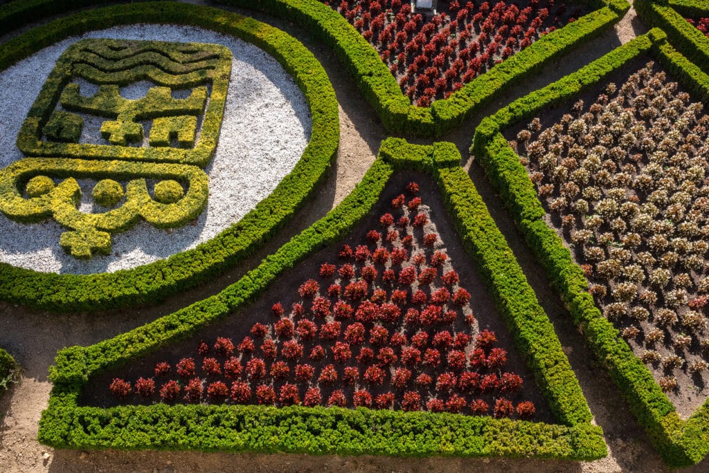 Gardens of Soutomaior Castle, province of Pontevedra, Spain