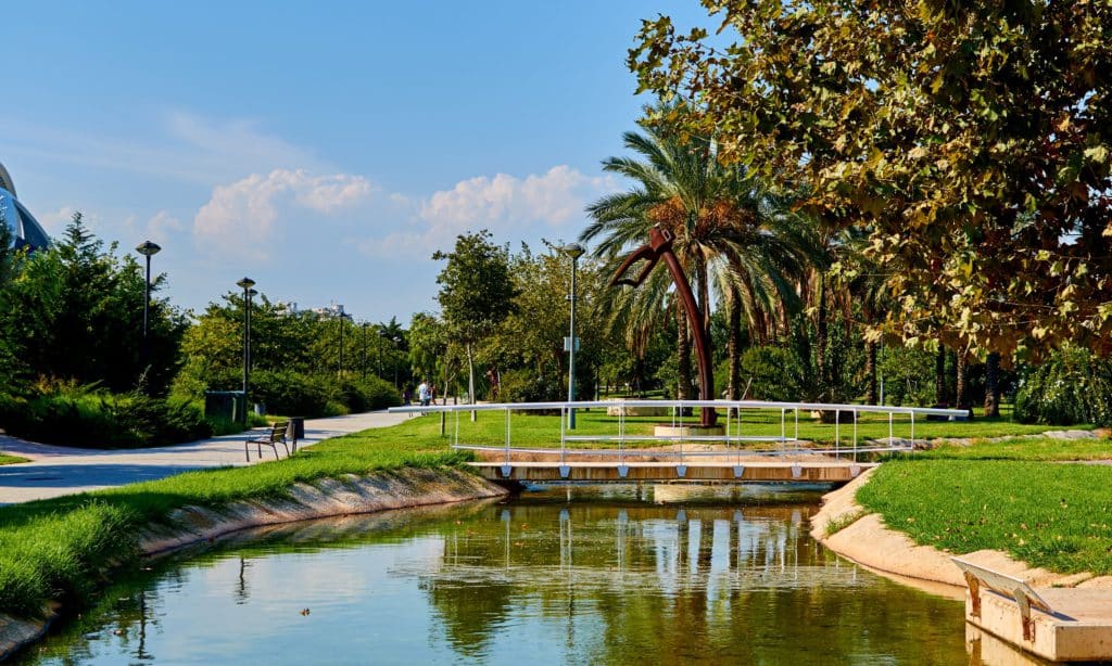 Jardines del Turia, uno de los mejores parques fluviales de España