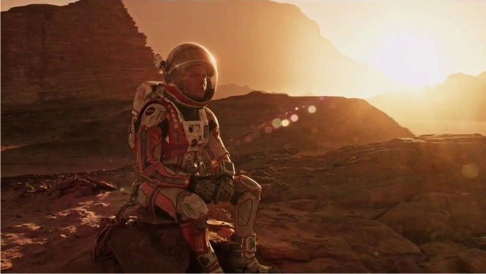 Fotograma de la película "Marte", protagonizada por Matt Damon.