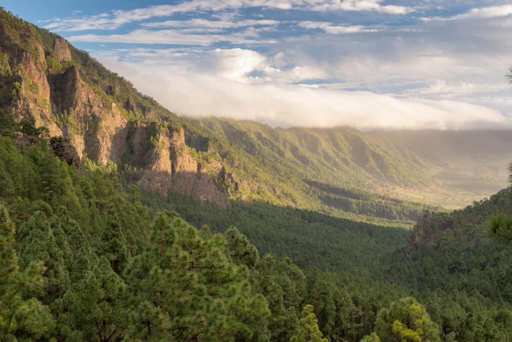 Vista de Cumbre Nueva, La Palma.