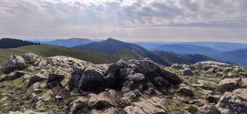 vistas desde el pico La Cruz